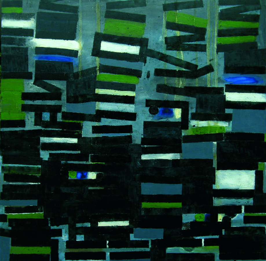 23 Labirinti, olio su tela, 150x150 cm, 2009